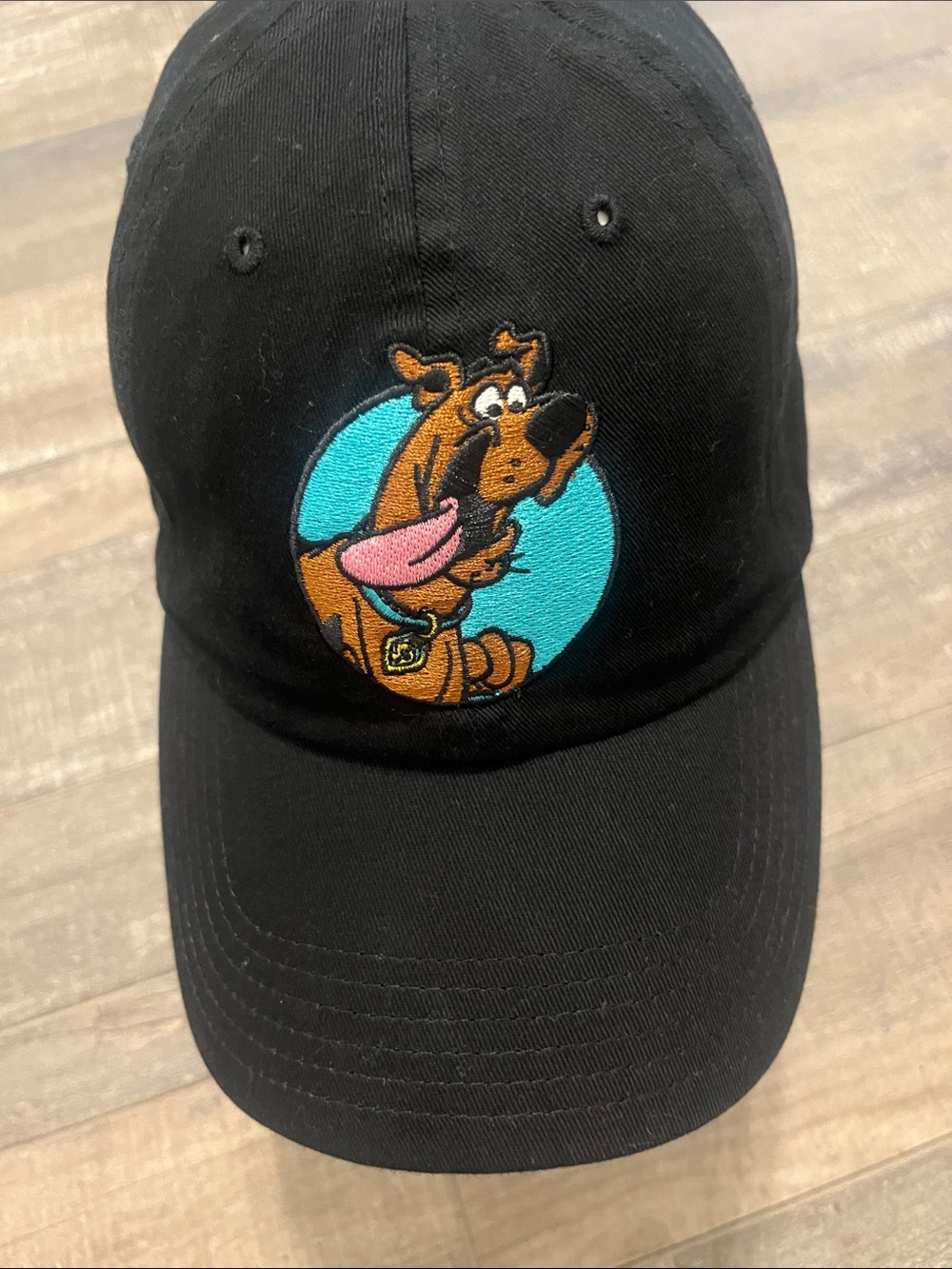 Black Scooby-Doo Embroidered Baseball Cap